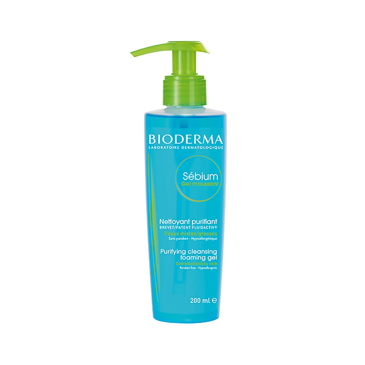 Bioderma Sebium Gel Moussant Purifying Cleansing Foaming Gel 200ml