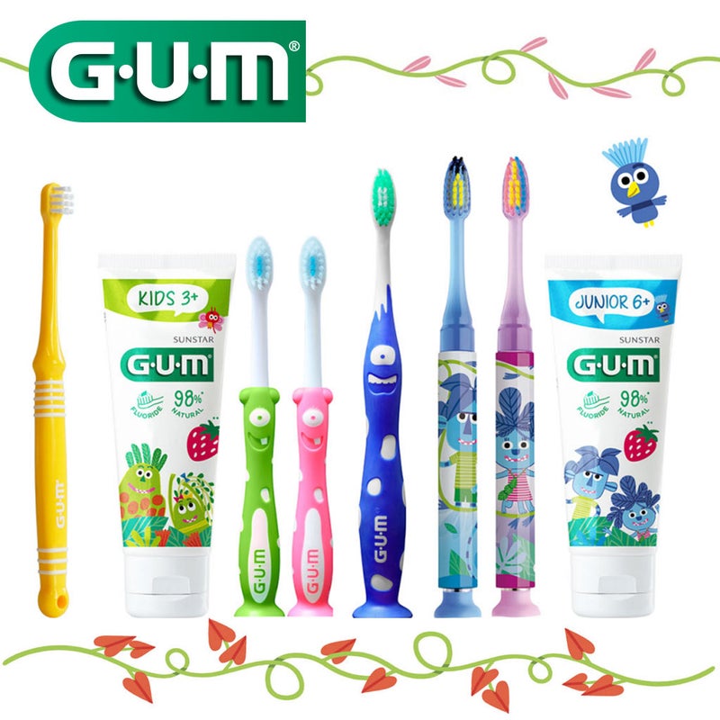 Sunstar Gum Kids 3+ Years Toothpaste, Strawberry Flavour 50ml