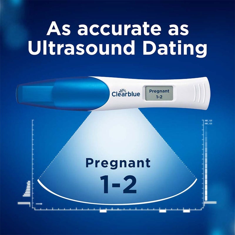 Clear Blue Digital Pregnancy Test Kit With Conception Indicator