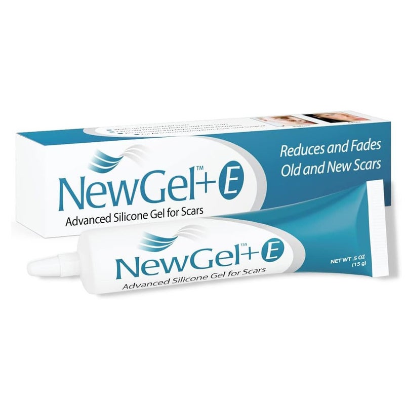 NewGel+E Advanced Medical-Grade Silicone Gel + Vitamin E for All Scar Types 15g