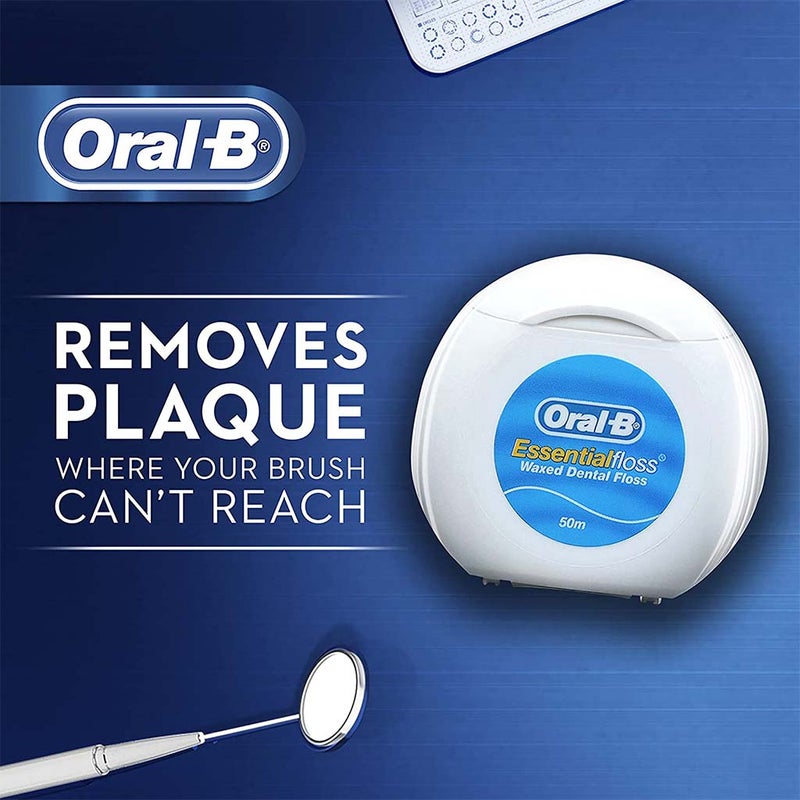 Oral-B Essential Floss Mint Waxed 50m