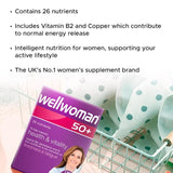 Vitabiotics Wellwoman 50+ Tablet For Women's Health & Vitality Support, Pack of 30's