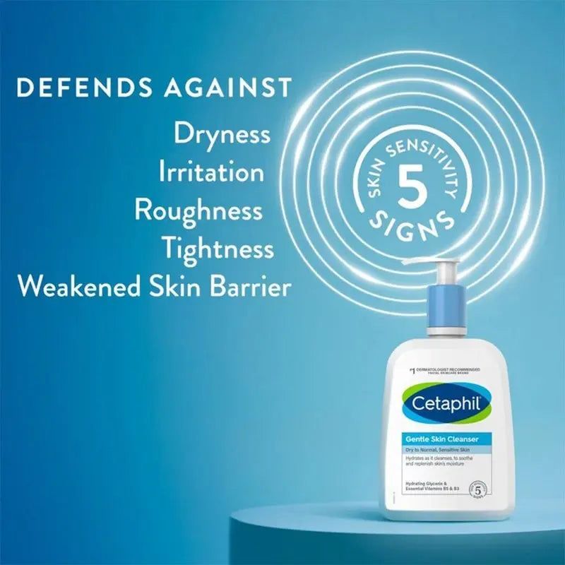 Cetaphil Gentle Skin Cleanser For Normal to Dry, Sensitive Skin 236ml Cetaphil