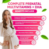 21st Century Prenatal Multivitamins/Mineral Tablets + Prenatal DHA Softgels, Dual Pack of 60's + 60's