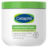 Cetaphil Moisturizing Cream, Face & Body Moisturizer For Men & Women With Dry to Very Dry Sensitive Skin, Unscented, 453g