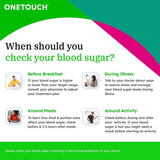 OneTouch Select Plus Blood Sugar Test Strips, Pack of 50s