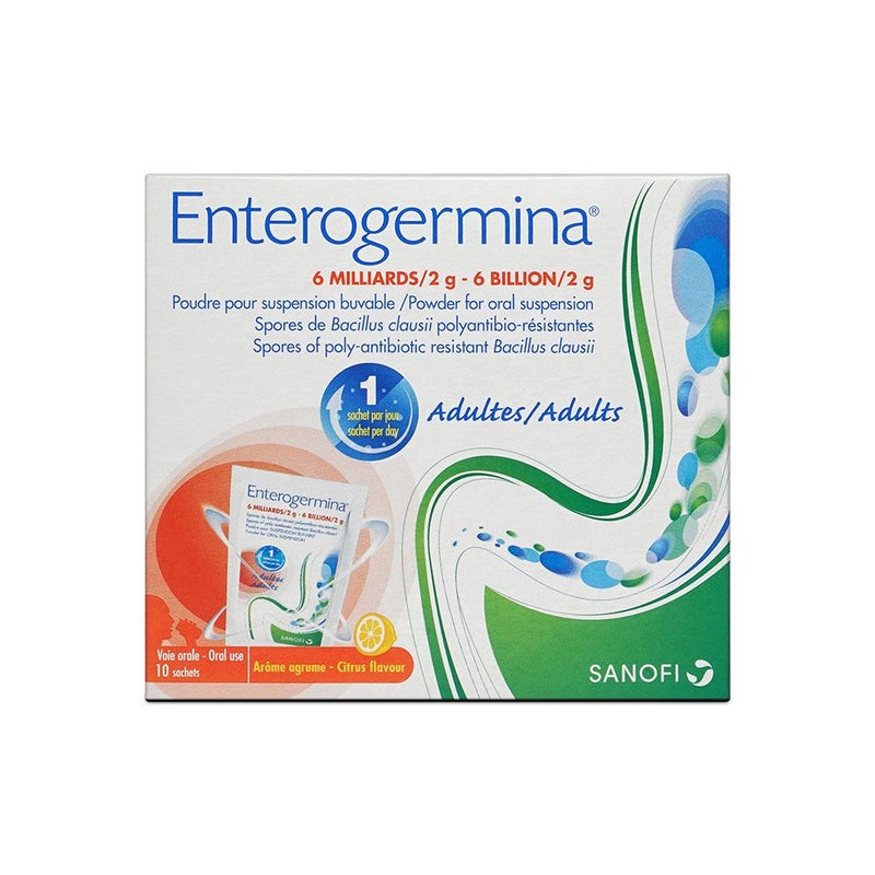 Enterogermina Adult 6 Billion Suspension Sachets 10's