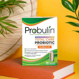 Probulin Total Care Probiotic + Prebiotic and Postbiotic Capsules For Digestive Support, Pack of 30's