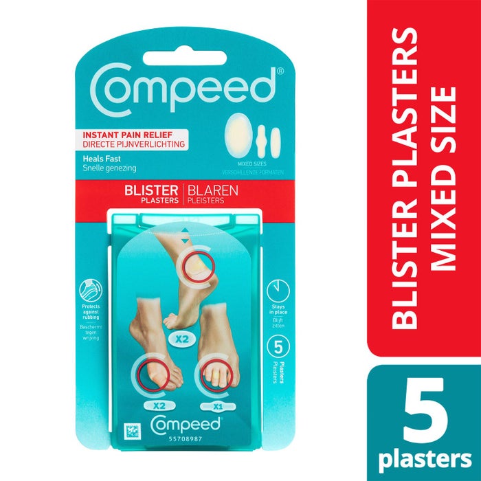 Compeed Hydrocolloid Blister Plasters Mixed Sizes 5's