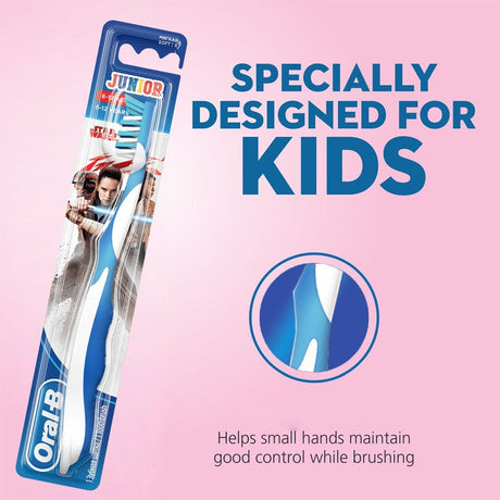 Oral-B Junior Manual Toothbrush Star Wars, For 6 - 12 Years Children, Assorted Pack of 1's