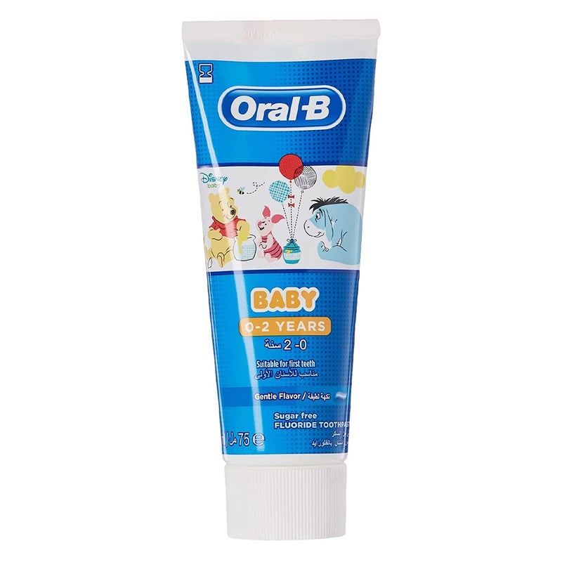 Oral-B Winnie The Pooh Toothpaste For 0-2 Year Baby 75ml