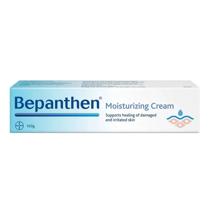 Bepanthen Moisturizing Cream For Dry, Damaged & Irritated Skin 100g