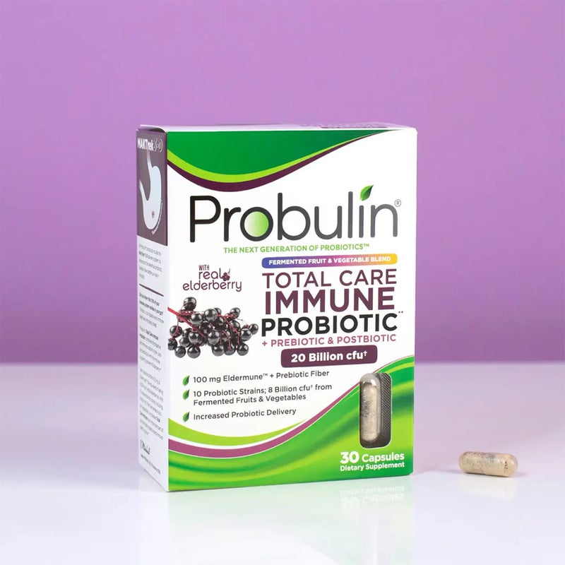 Probulin Total Care Immune Probiotic Capsules For Digestive Support, Pack of 30's