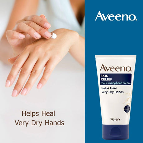 Aveeno Skin Relief Moisturising Hand Cream For Very dry hands 75 mL