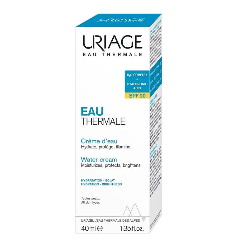 Uriage Eau Thermale SPF20 Light Water Cream For All Skin Types 40ml Uriage