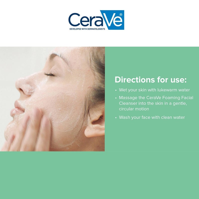 CeraVe Fragrance Free Foaming Cleanser For Normal To Oily Skin 473ml