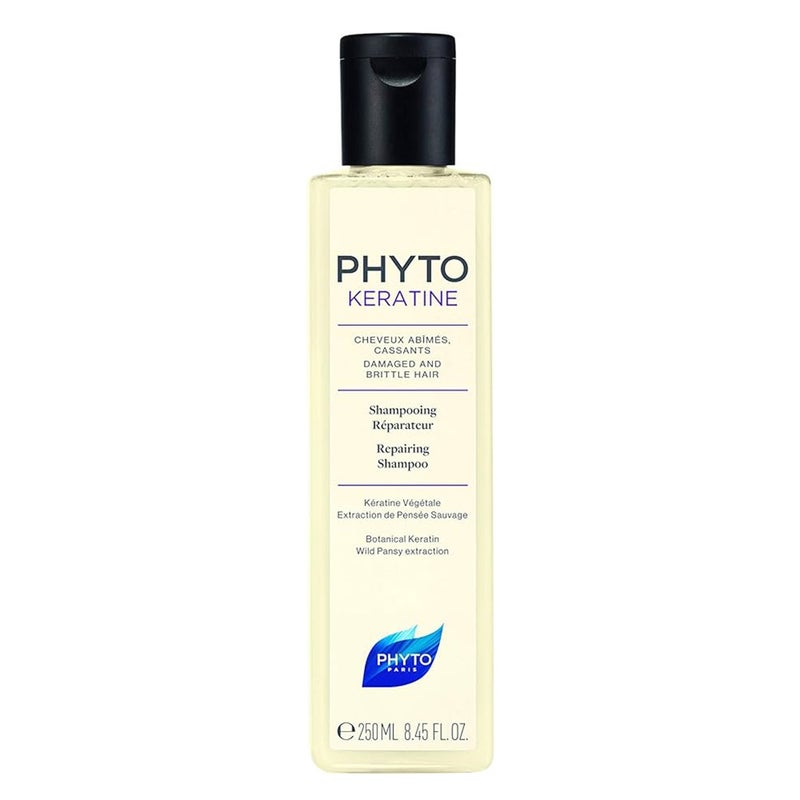 Phyto Phytokeratine Repairing Shampoo For Damaged & Brittle Hair 250ml