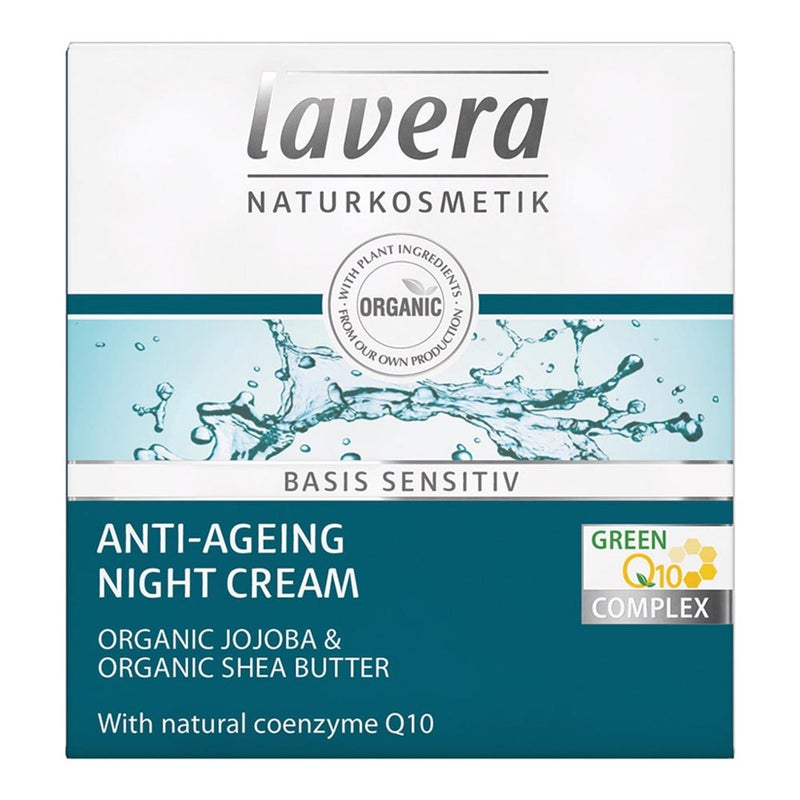 Lavera Basis Sensitiv Anti-Ageing Q10 Night Cream 50 mL