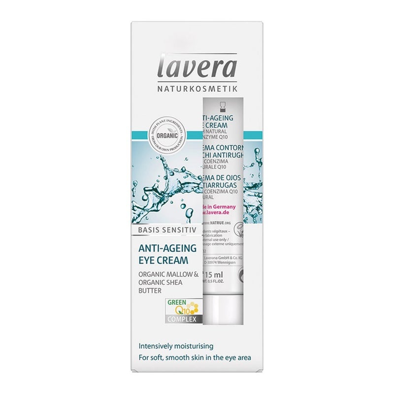 Lavera Basis Sensitiv Anti-Aging Q10 Eye Cream 15 mL