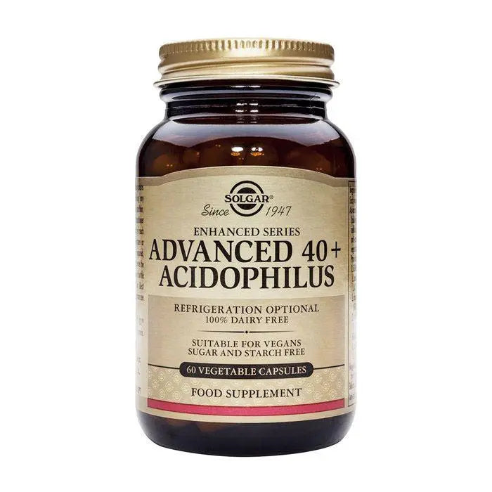 Solgar Advanced 40+ Acidophilus Non Dairy Vegetable Capsules 60's Solgar