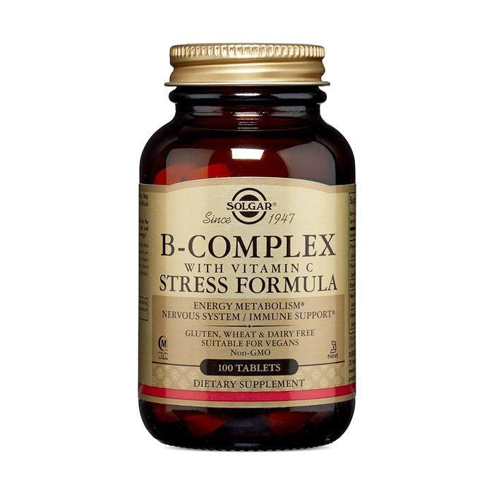 Solgar B Complex With C Stress Formula 100's