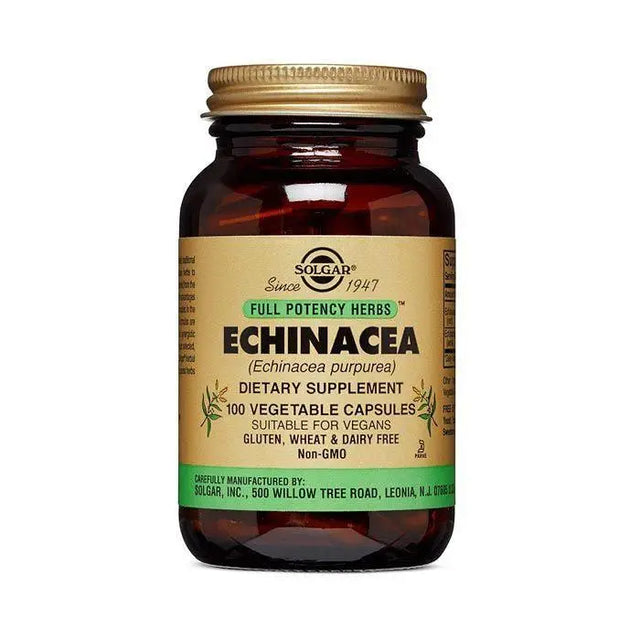 Solgar Full Potency Echinacea Vegetable capsules 100's Solgar