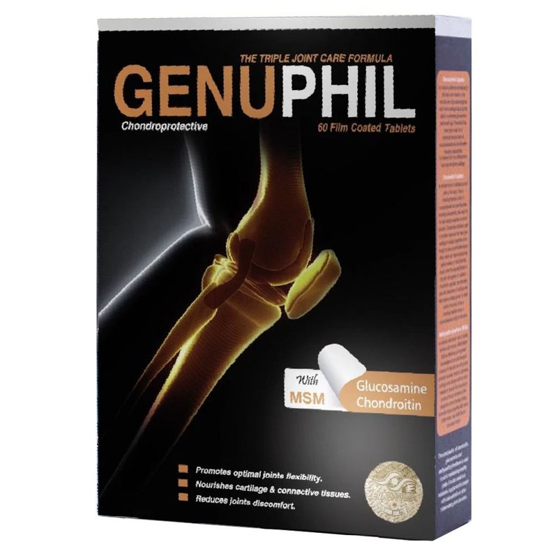 Eva Pharma Genuphil Tablets For Healthy Joints, Pack of 60's