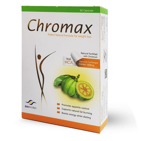 Eva Pharma Chromax Capsules For Weight Loss, Pack of 60's