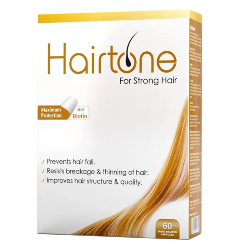 Eva Pharma Hairtone Capsules With Biotin For Strong Hair, Pack of 60's Eva Pharma