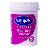 Valupak One A Day Vitamin B Complex Supplement Tablets, Pack of 60's