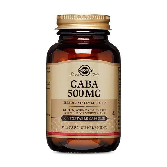 Solgar Gaba Vegetable capsules 500mg 50's