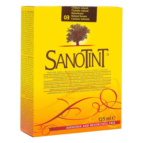 Sanotint Classic Ammonia Free Hair Color 03 Natural Brown 125ml