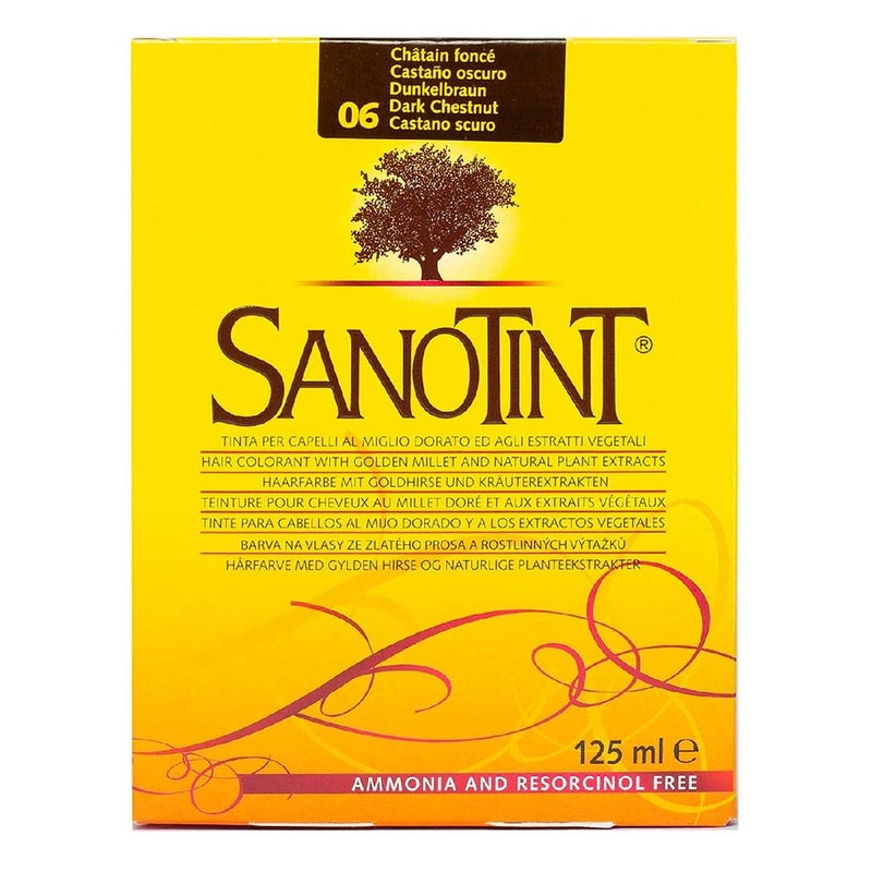 Sanotint Classic Ammonia Free Hair Color 06 Dark Chestnut 125ml