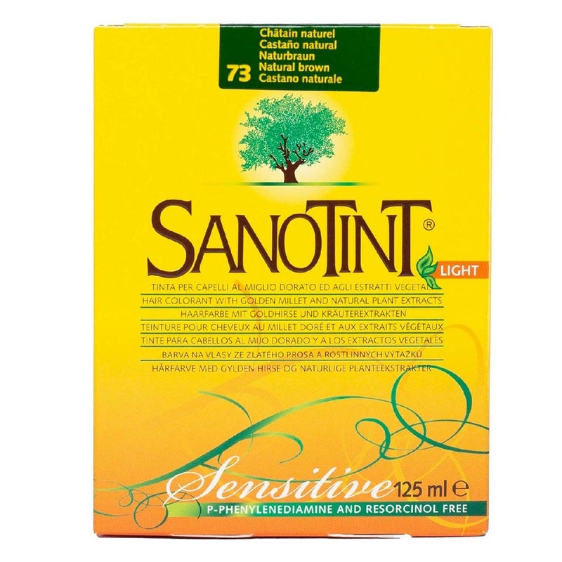 Sanotint Light Sensitive PPD Free Hair Color 73 Natural Brown 125ml