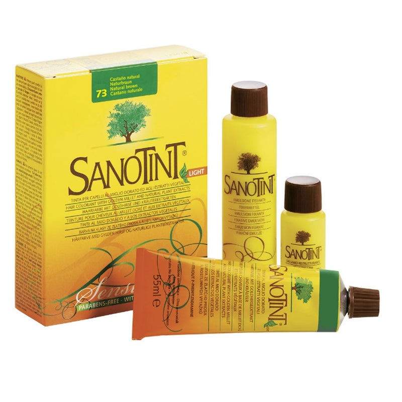 Sanotint Light Sensitive PPD Free Hair Color 73 Natural Brown 125ml