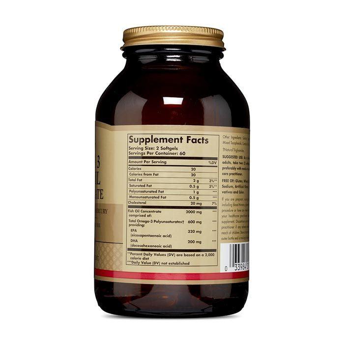 Solgar Omega 3 Fish Oil Concentrate 120's