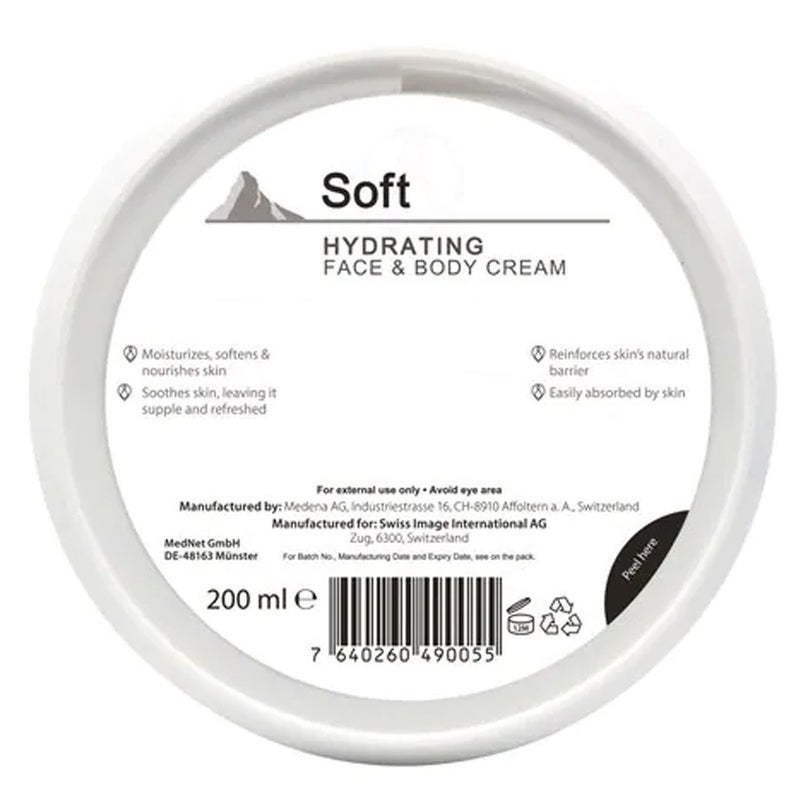 Swiss Image Soft Hydrating Face & Body Cream 200ml