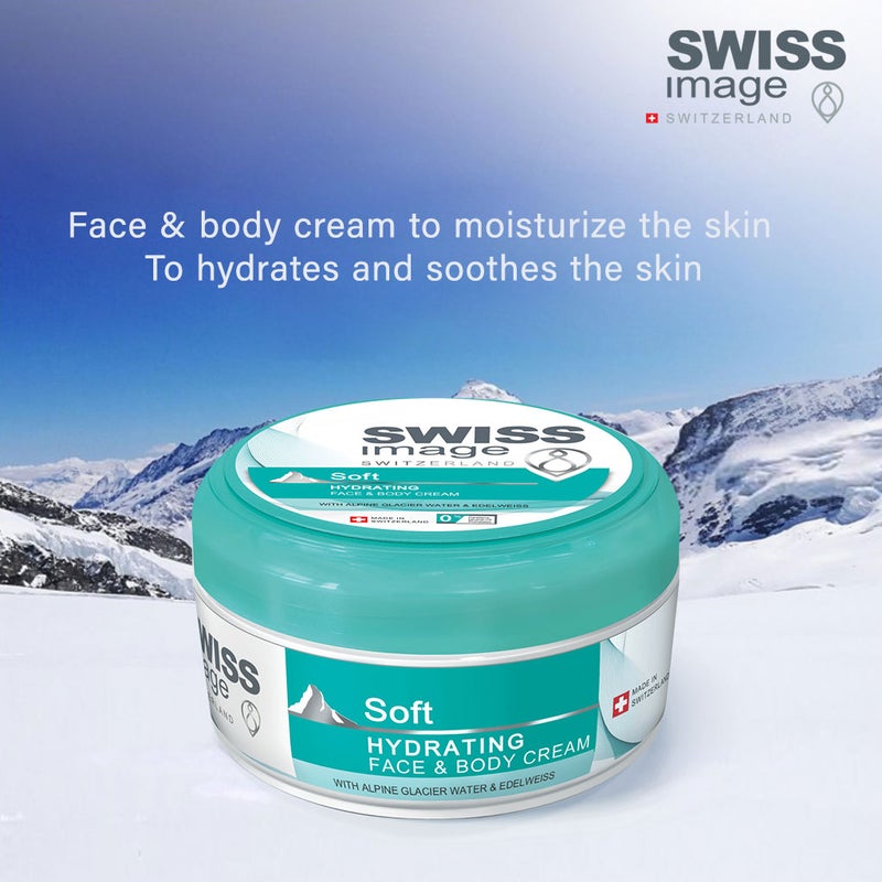 Swiss Image Soft Hydrating Face & Body Cream 200ml