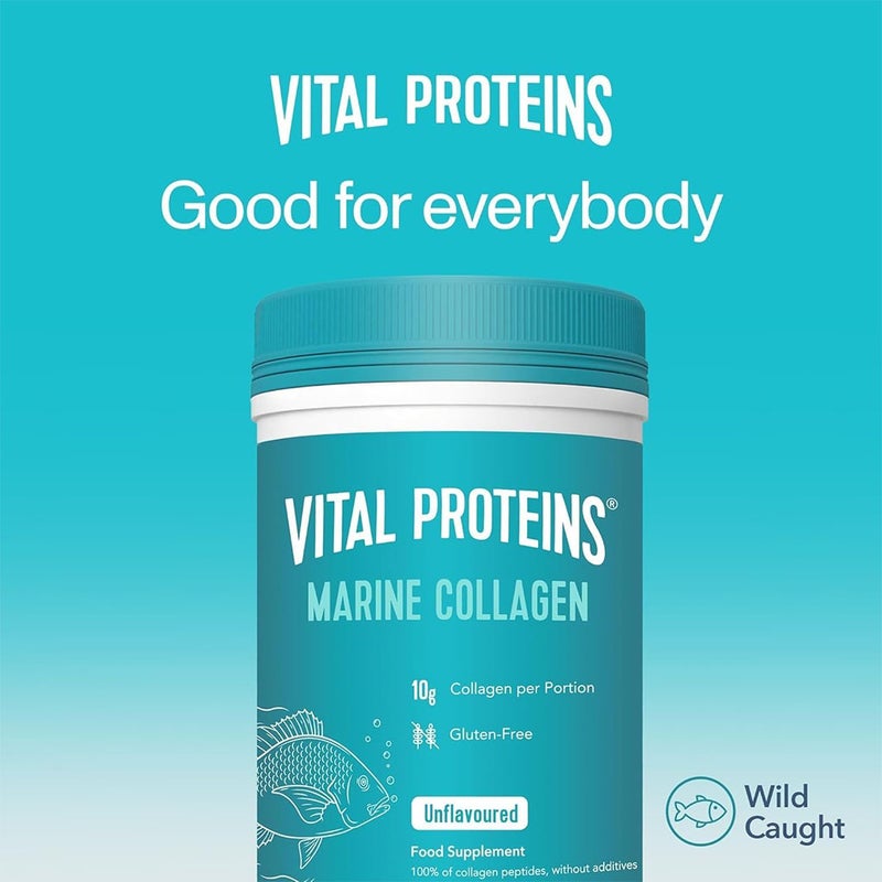 Vital Proteins Marine Collagen Unflavoured Powder For For Hair, Skin & Nails 221g