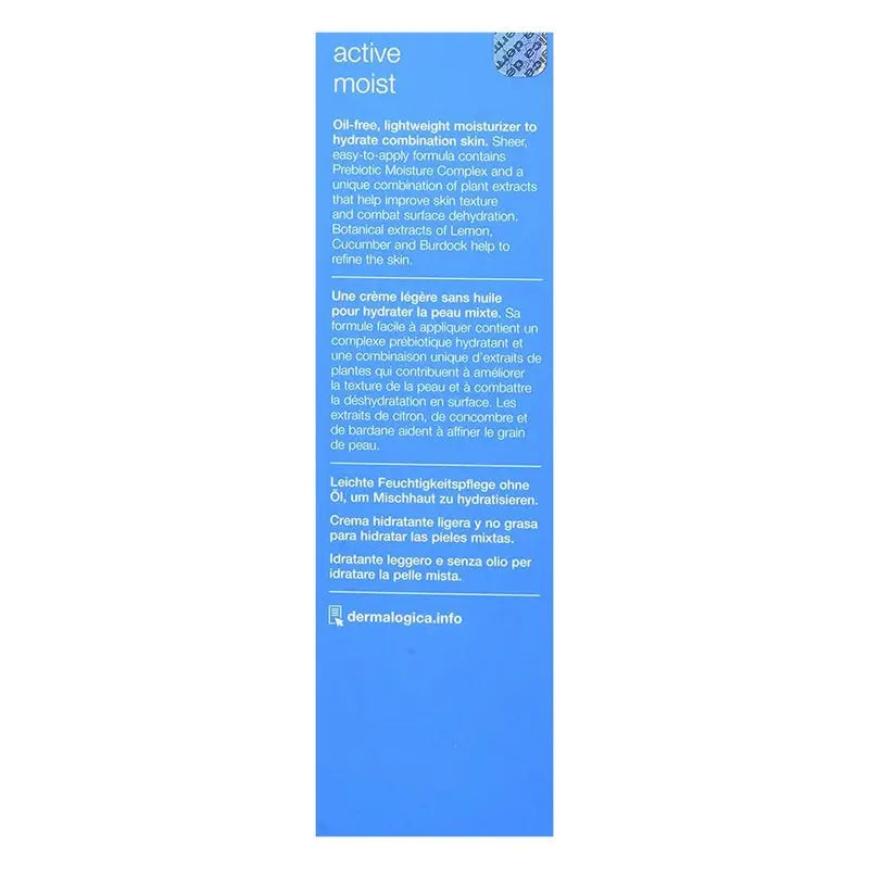 Dermalogica Active Moist Oil Free Moisturizer With Prebiotics 50ml Dermalogica