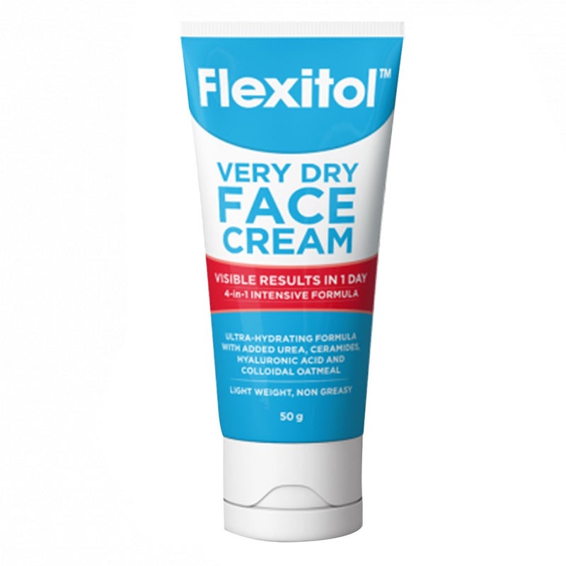 Flexitol Very Dry Skin Face Cream For Severely Dry, Cracked & Itchy Skin 50g