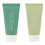 Axis-Y Mask Now Glow Later Wash Off Mask Duo Set - Gel Mask + Wash Off Pack 2*30ml Axis-Y