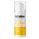 LaCabine 5X Pure Hyaluronic Acid Hydrating & Wrinkle Smoothing Facial Fluid Cream SPF50 30ml