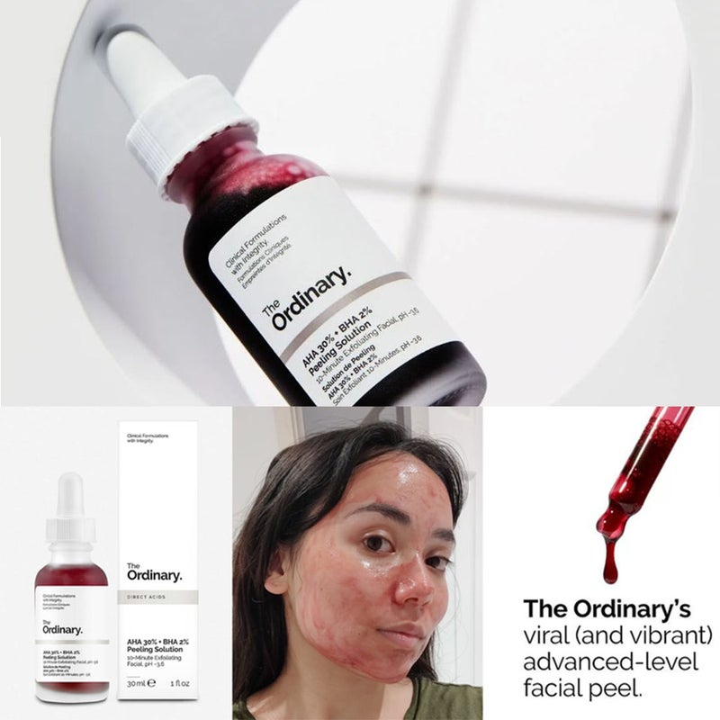 The Ordinary AHA 30% & BHA 2% Peeling Solution For Brighter Skin 30ml