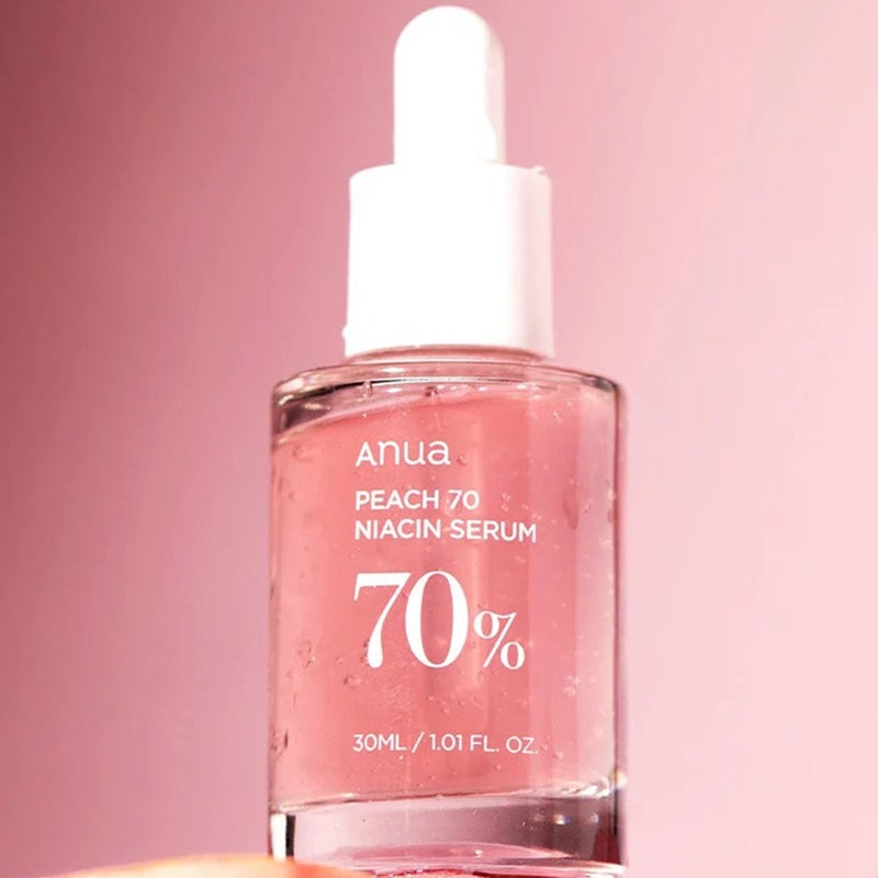 Anua Peach 70 With 5% Niacinamide Skin Brightening Facial Serum For Dry Skin 30ml