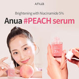 Anua Peach 70 With 5% Niacinamide Skin Brightening Facial Serum For Dry Skin 30ml