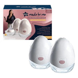 Tommee Tippee Made For Me In-Bra Wearable Electric Breast Pump Double- White/Pink