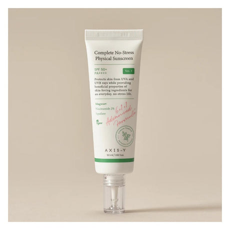 Axis-Y Complete No Stress SPF50+ PA++++ Physical Sunscreen 50ml