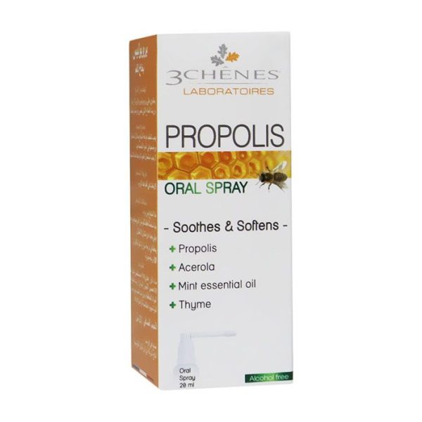 3 Chenes Propolis Buccal Oral Spray 20 ml