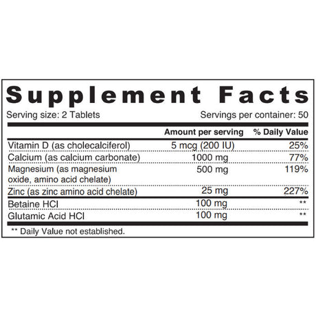 Sunshine Nutrition Calcium Magnesium Zinc With Vitamin D 100 Tablets Sunshine Nutrition